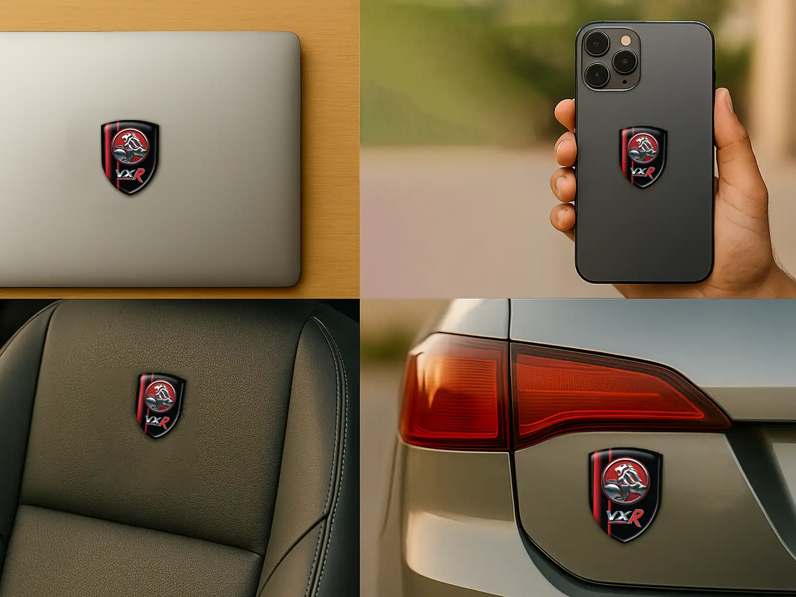 Vauxhall Waterproof Sticker Label Durable Sports Customizable